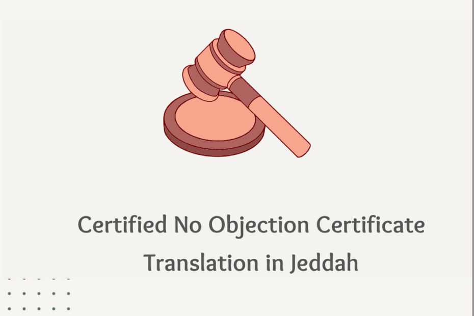 No Objection Certificate Translation